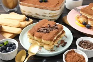 تيراميسو القهوة الإيطالي البارد
