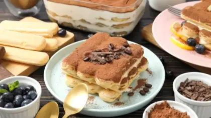 تيراميسو القهوة الإيطالي البارد