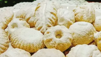 كعك العيد الطري بالسمن