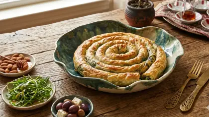 طريقة عمل البوريك التركي بالسبانخ والجبن