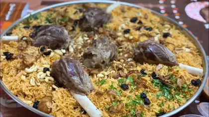 طريقة تحضير الكبسة السعودية بلحم الضأن