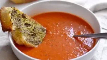 شوربة الطماطم الشتوية ودورها في خفض ضغط الدم