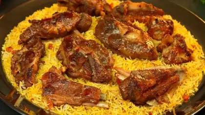 طريقة تحضير مندي اللحم بالبهارات