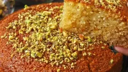 كيك السميد الصحي الخالي من السكر