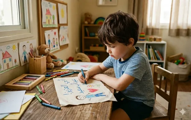 أهمية رسائل الأطفال للأب في يومه الخاص