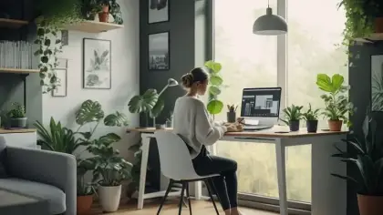 تأسيس مكتب منزلي يدعم الإنتاجية والصحة