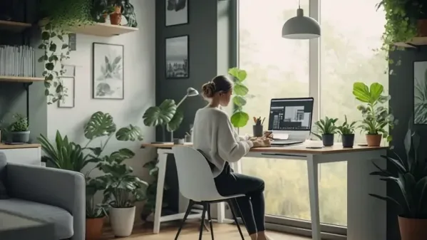 تأسيس مكتب منزلي يدعم الإنتاجية والصحة