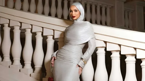 تنسيق الحجاب الأنيق لسهرة رأس السنة